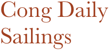 Cong Daily Sailings
